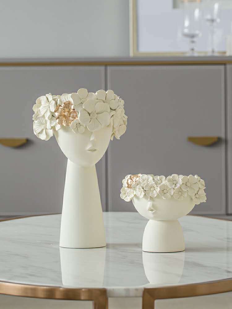 Nordic Ceramic Vase - Minimalist Decor