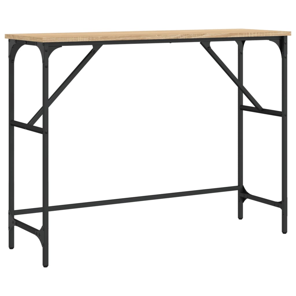 Console Table Sonoma Oak 100x Wood Material   Console Table Sonoma Oak