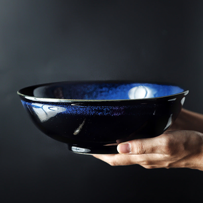 Cat Eye Blue Ceramic Spoon