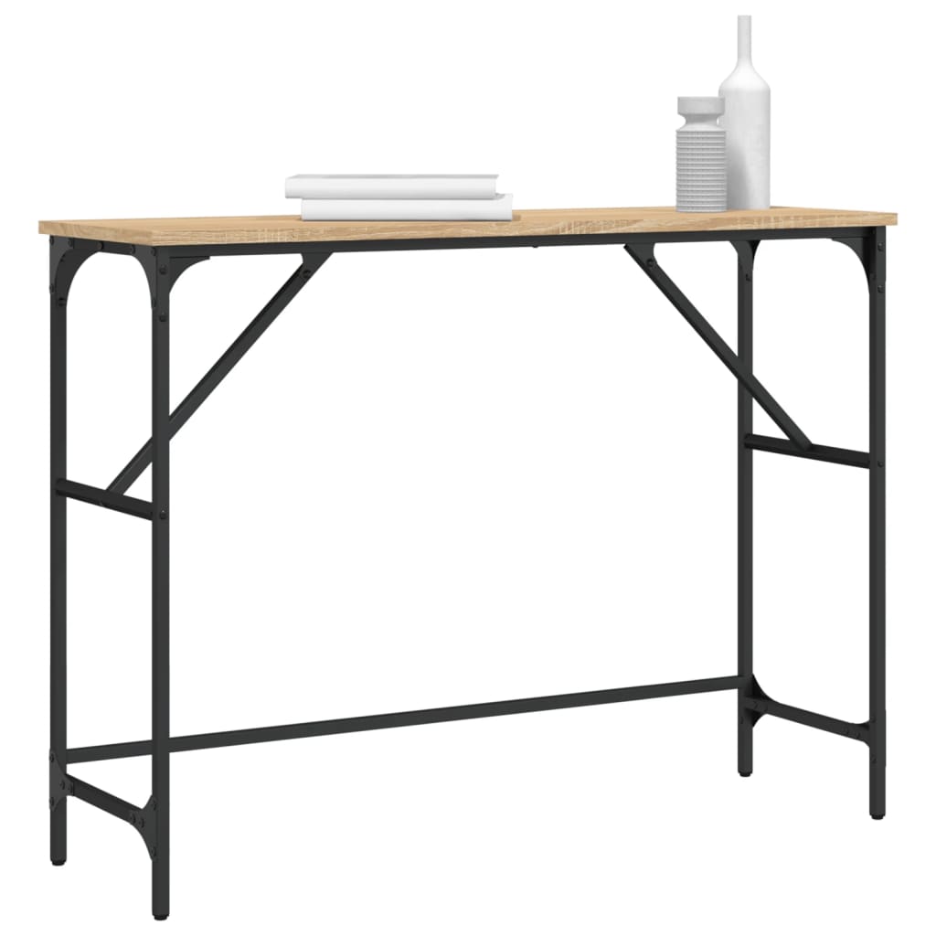Console Table Sonoma Oak 100x Wood Material   Console Table Sonoma Oak
