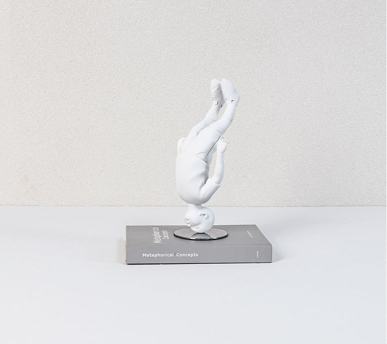 New Modern Minimalist Inverted Boy Ornament Sculpture