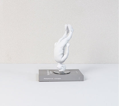 New Modern Minimalist Inverted Boy Ornament Sculpture