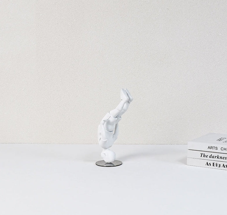 New Modern Minimalist Inverted Boy Ornament Sculpture