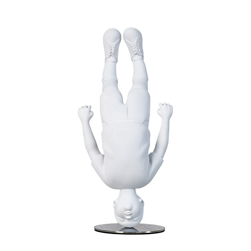 New Modern Minimalist Inverted Boy Ornament Sculpture