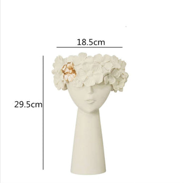 Nordic Ceramic Vase - Minimalist Decor